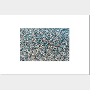 Colorful Underwater Pebbles at the Beach Posters and Art